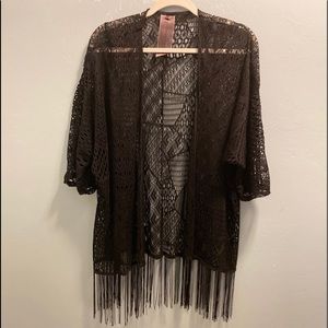 Moon collection black cardigan